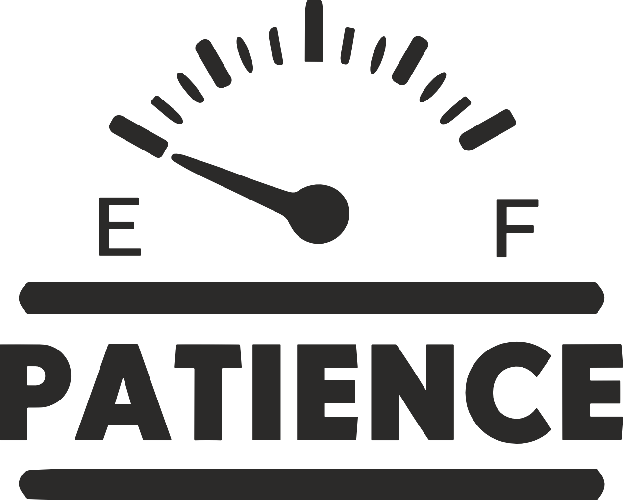 Low on patience DTF Transfer