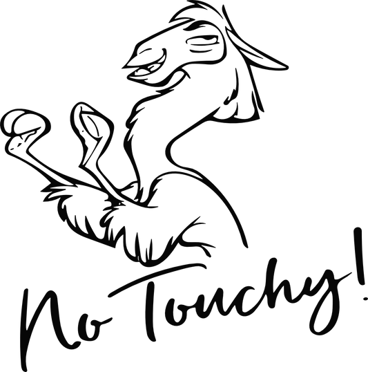 No Touchy!  DTF Transfer